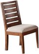 A-America® Anacortes Salvaged Mahogany Upholstered Ladderback Side Chair-0