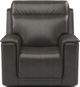 Flexsteel® Miller Black Power Recliner with Power Headrest-1