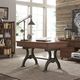 Liberty Furniture Arlington House Black/Cobblestone Brown Writing Desk-1