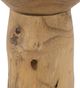 A & B Home Beige Teak Wood Decorative Candle Holder-3