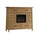 Intercon Jackson Golden Oak Gentleman's Chest with Heater-0