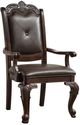 Crown Mark Kiera Brown Dining Arm Chair-0