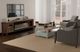 International Furniture Direct Olimpia Brown Fireplace TV Stand-2
