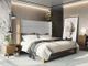 VIG Furniture Modrest Heloise Gray/Walnut Easter King Panel Bed-4