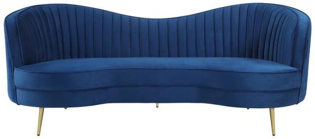 Coaster® Sophia 2-Piece Blue Living Room Set-1