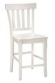 Jofran Inc. Madaket White Slatback Counter Stool-0