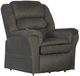 Catnapper® Preston Smoke Power Lift Recliner-0