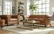 Craftmaster® Customizable CM Leather Tufted Sofa-1