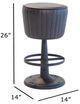 Nest Home Collections Mushroom Black Counter Stool-2