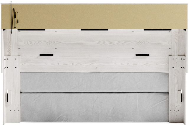Signature Design by Ashley® Altyra White King Panel Bookcase Headboard-2