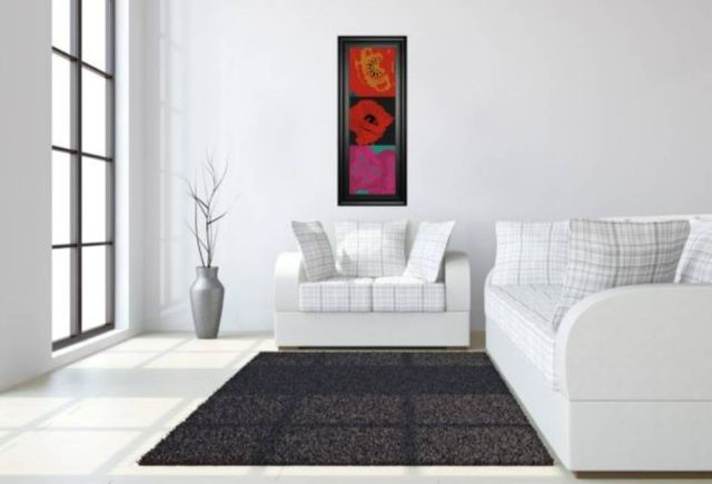 Classy Art Style 2 Pop Poppies by Li-Legger, D Wall Art-3