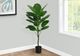 Monarch Specialties Inc. Green/Black 54" Artificial Potted Dieffenbachia Tree-3