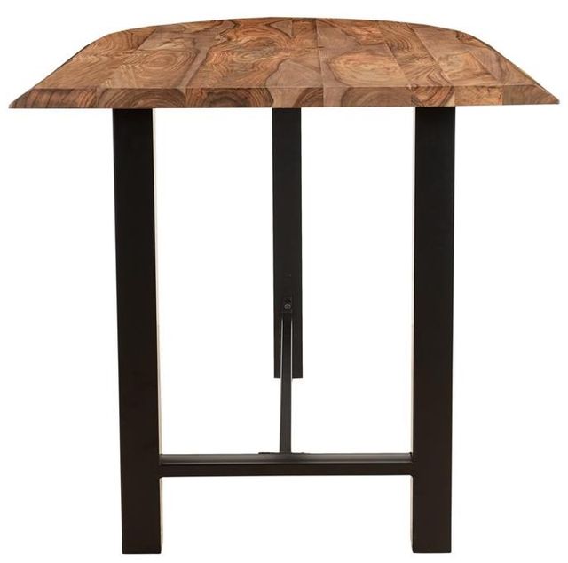 Coast2Coast Home™ Hill Crest Brown Counter Height Dining Table with Black Base-4