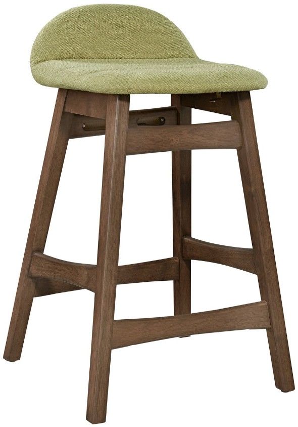 Liberty Furniture Space Savers Green/Satin Walnut 24" Counter Chair-0