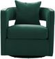TOV Furniture Kennedy Forest Green Swivel Accent Chair-3