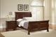 Vaughan-Bassett Reflections Dark Cherry Queen Sleigh Footboard-1