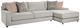 Elements International Candor Ash 2-Piece Gray Right-Arm Facing Chaise Sectional-0