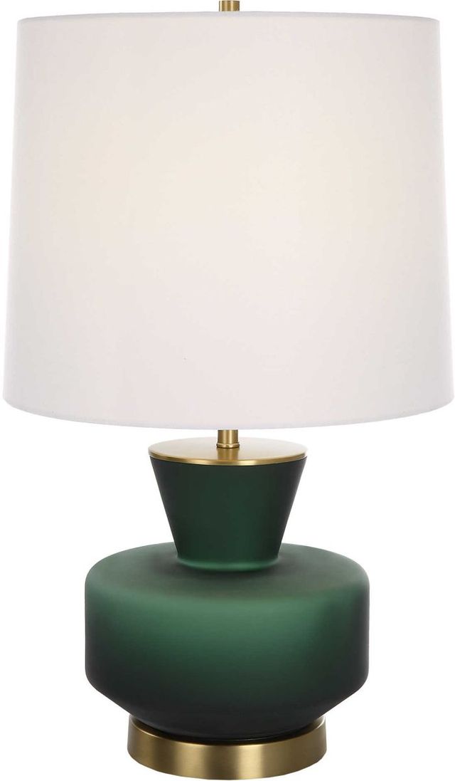 Uttermost® Trentino Dark Emerald Green Table Lamp-0