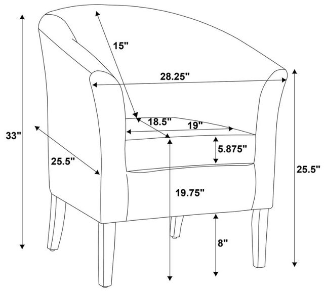 Linon Simon Oceanside Club Chair-2