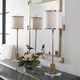Uttermost® Villena Brushed Brass Plated Buffet Lamp-3