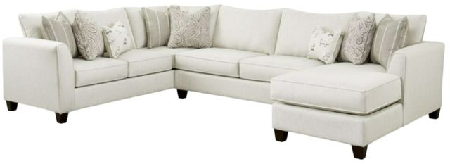 Fusion Furniture Homecoming Stone 4-Piece Gray U-Shape Right-Arm Facing Sectional-0