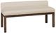Artisan & Post by Vaughan-Bassett Joinery Espresso Oak/Ivory Cream Upholstered Bench-0