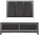 Homelegance® West End Gray Queen Panel Bed-2