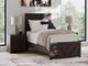 Signature Design by Ashley® Prendonea Charcoal Twin Panel Bed-4