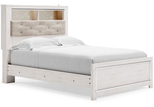 Signature Design by Ashley® Altyra 6-Piece White Full Panel Bookcase Bed Set-1