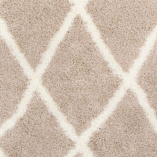 Surya Cloudy Shag Khaki/White 5'x7' Area Rug-1