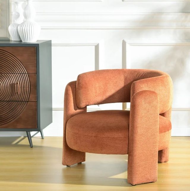 Stylecraft Dann Foley Lifestyle Orange Lounge Chair-1