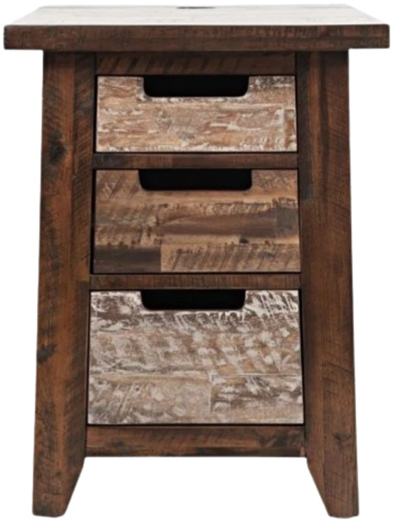 Jofran Painted Canyon Chairside Table - Thumbnail 5