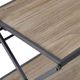 A & B Home Black/Brown 3 Layer Shelves-3