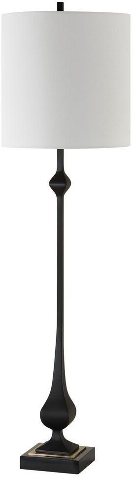Uttermost® Hightower Satin Black Buffet Lamp-0