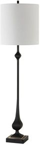 Uttermost® Hightower Satin Black Buffet Lamp-0