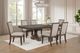 New Classic® Home Furnishings Augusta 7-Piece Gray/Rustic Brown Dining Table Set-1