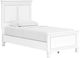 Signature Design by Ashley® Fortman White Twin Panel Bed-0