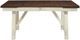 American Wholesale Furniture Laurel Manor II Cherry Dining Table with White Base-1