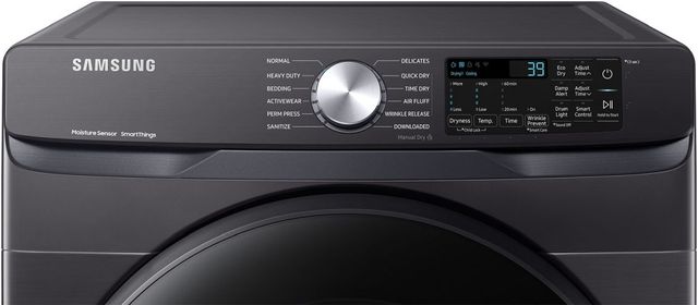 Samsung 7.5 Cu. Ft. Brushed Black Front Load Electric Dryer-2