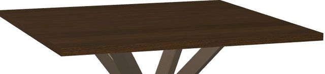 Amisco Customizable Asterisk Square Table with Metal Starburst Stand-1