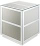 ACME Furniture Noralie Mirrored Top 18" End Table with Faux Diamonds Base-0