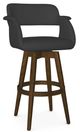 Amisco Customizable Joshua Swivel Bar Stool-0