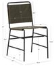 Powell® Wade Black/Green Dining Chair-2