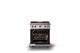 Viking® 5 Series 30" Blush Pro Style Gas (NG) Range with Polished Chrome Trim-1