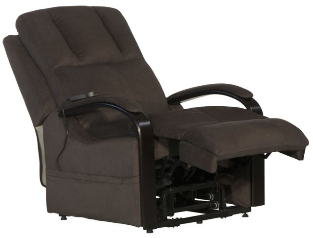 Catnapper® Chandler Walnut Power Lift Recliner with Heat and Massage-1