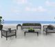 CabanaCoast® Customizable Tate Aluminum/Natural Fiber Outdoor Deep Seating-5