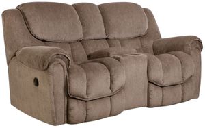 HomeStretch Power Reclining Loveseat with Console