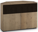 Salamander Designs® Chameleon Lancaster 329 Barnboard Oak Corner  Speaker Integrated Cabinet-0