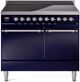 Ilve® Nostalgie II Series 40" Midnight Blue Pro Style Induction Range-0