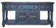 International Furniture Direct Aruba Dark Blue TV Stand-1